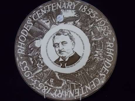 Rhodes Centenary Plate