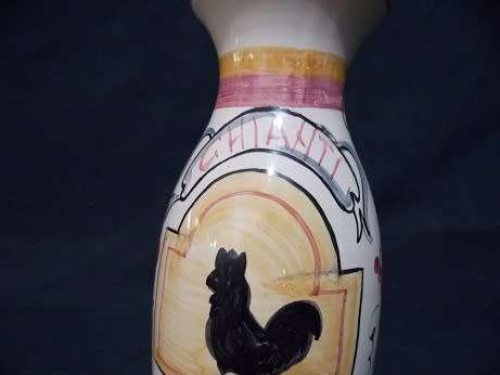 Italian Le Ceramiche  Chianti Decanter