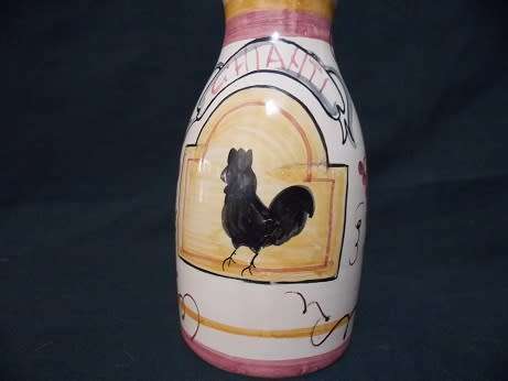 Italian Le Ceramiche  Chianti Decanter