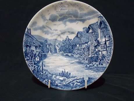 Set of Three Olde English Country Side Breakfast Saucers from Johnson Bros