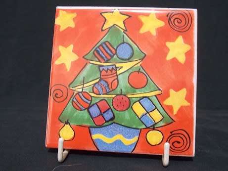 Christmas Italian Tile