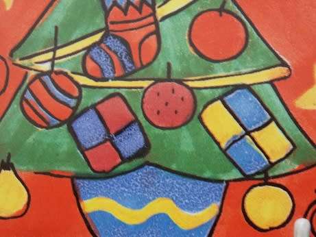 Christmas Italian Tile