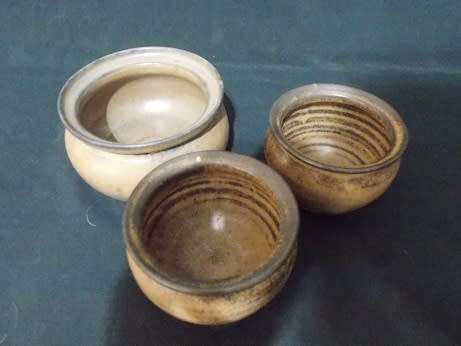 Lovely Pottery Bowl Trio