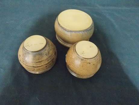 Lovely Pottery Bowl Trio