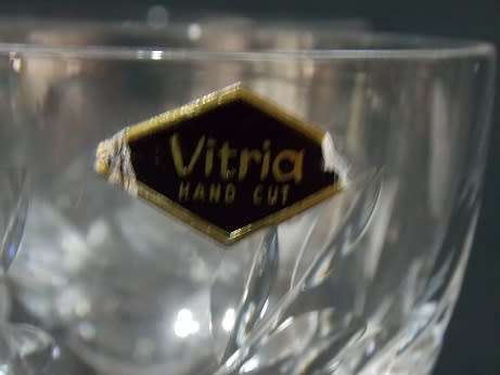 Stunning Set of six Vitria Liquer Glasses