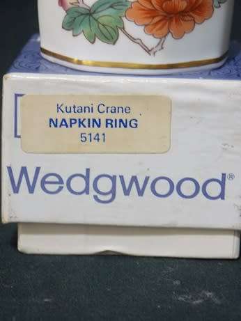 Wedgwood Kutani Crane Collection Napkin Ring