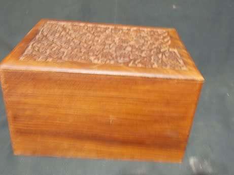 Beautifully Carved Wooden Box
