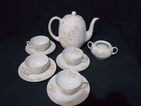 Fein Bayreuth Sophienthal Bavaria Coffee Set