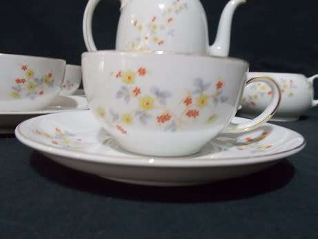 Fein Bayreuth Sophienthal Bavaria Coffee Set