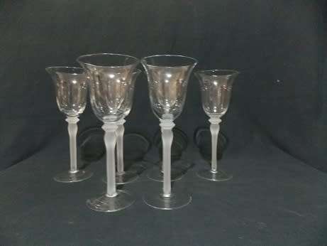 Set of Six Beautiful Champagne Glasses