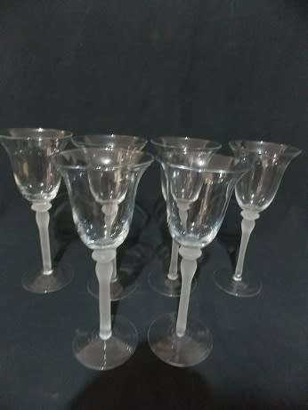 Set of Six Beautiful Champagne Glasses