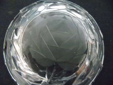 Cut Crystal Bowl and Lid