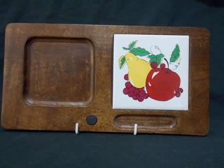 Wooden Cheese Board with Cutting Tile