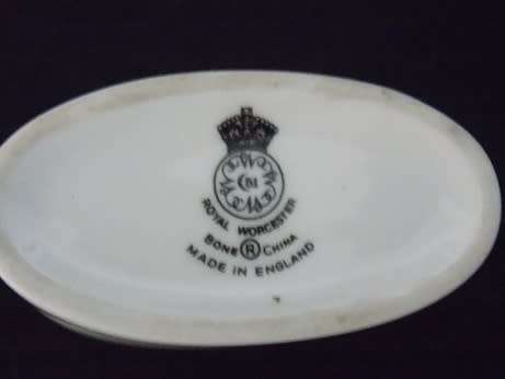 Tea Spoon Bowl and Saucer from Royal Worcester
