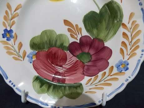 Belle Fiore Simpsons, Ironstone England small plate