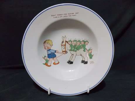 Shelley Beautiful Hand Signed Porridge Bowl