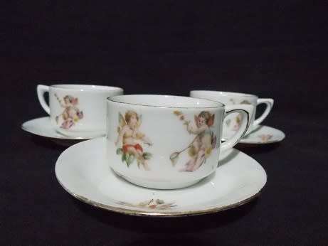 Three C.T. Altwasser Silesia  Espresso Cups and Saucers