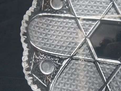 Pressed Glass Trinket Bowl