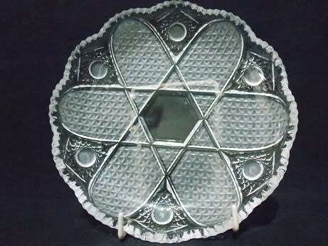 Pressed Glass Trinket Bowl