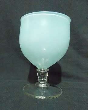 Turquoise Glass Vase