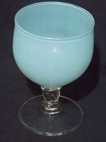 Turquoise Glass Vase