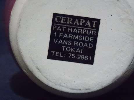 Small Pottery Vase made by Cerapat