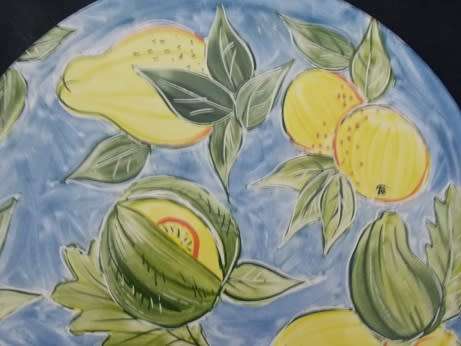 Beautiful and Colorful Pottery Plate from Chinaworks