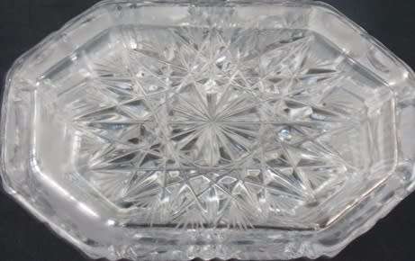Stunning Heavy Cut Crystal Jewelry Box
