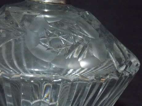 Stunning Cut Crystal Perfume Bottle