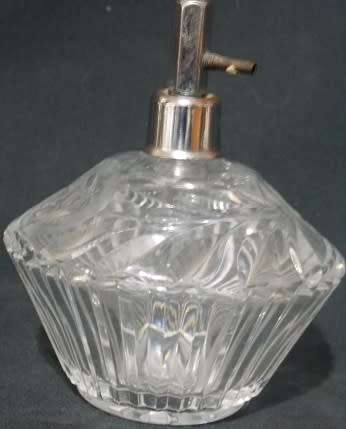 Stunning Cut Crystal Perfume Bottle