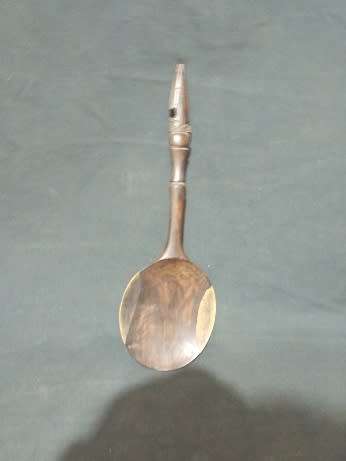 African Tribal Art Big Wooden Spoon