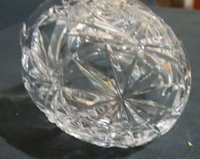 Carved Waterford Crystal Swan Trinket Bowl