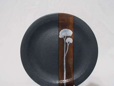 Stunning Terracotta Plate from Morris and James Matakana Potteries New Zealand