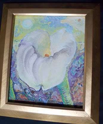 Lovely Original Arum Lily by Rochelle Beresford