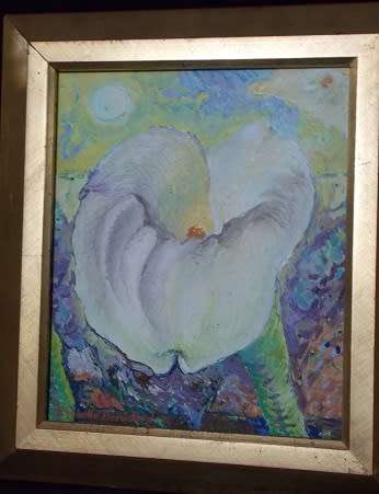 Lovely Original Arum Lily by Rochelle Beresford
