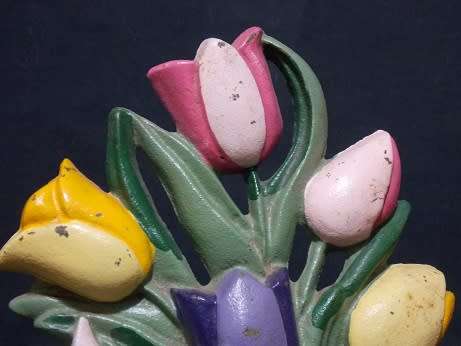 Cast Iron Tulip Door Stop