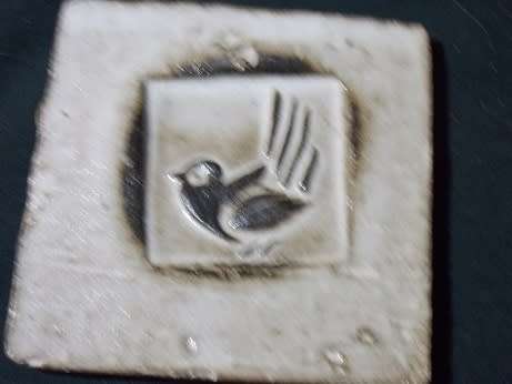 Set of Six Miniature Pottery Tiles