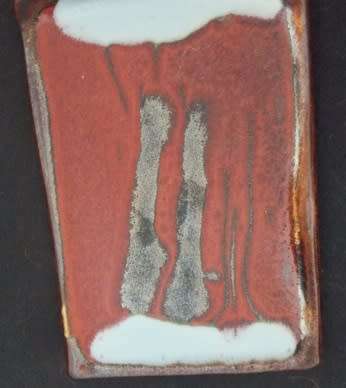 Set of Six Pottery Hors D`oeuvre Plates