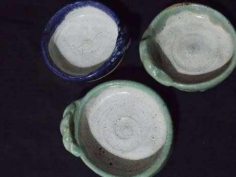 Set of Three Pottery Bowls