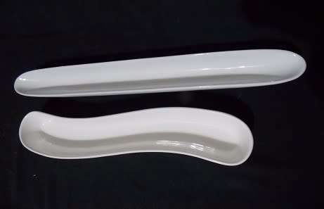 Set of Two Porcelain Snack Bowls