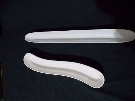 Set of Two Porcelain Snack Bowls