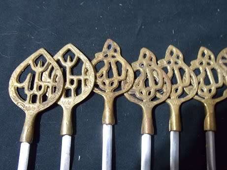 Set of Ten Turkish Skewers