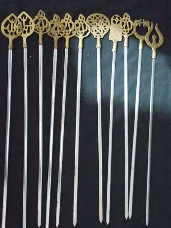 Set of Ten Turkish Skewers