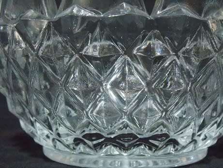 Pressed Glass Sweets Bowl
