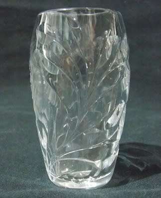 Stunning Cut Crystal Rose Vase