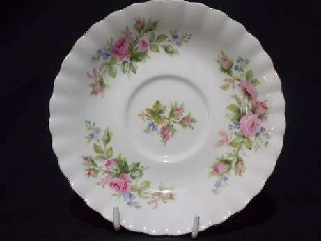 Moss Rose Beautiful Royal Albert Saucer