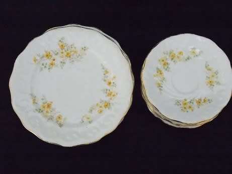Selection of Pointon England Small Plates and Saucers