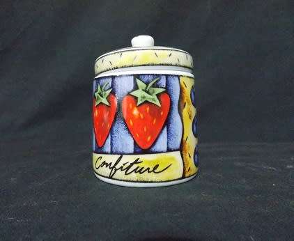 Beautiful Porcelain Jam Pot