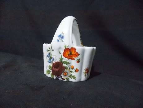 Dresden Porcelain Basket