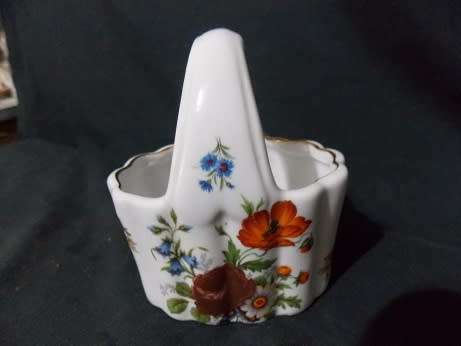 Dresden Porcelain Basket